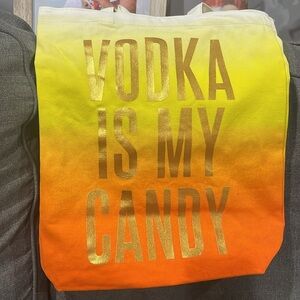Tote Bag Vodka Candy Vodka I My Candy in Acorn Candy Colors Yellow Orang…